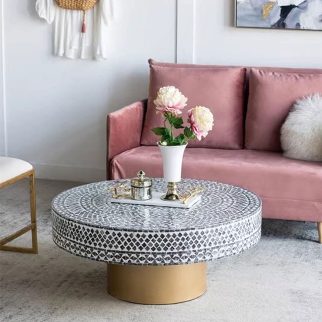 MAS-1400 Masdio Mosaic Tile Pattern Desk, Furniture & Home Living ...