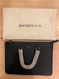 Maverick & Co. Manhattan 纖薄皮革公事包