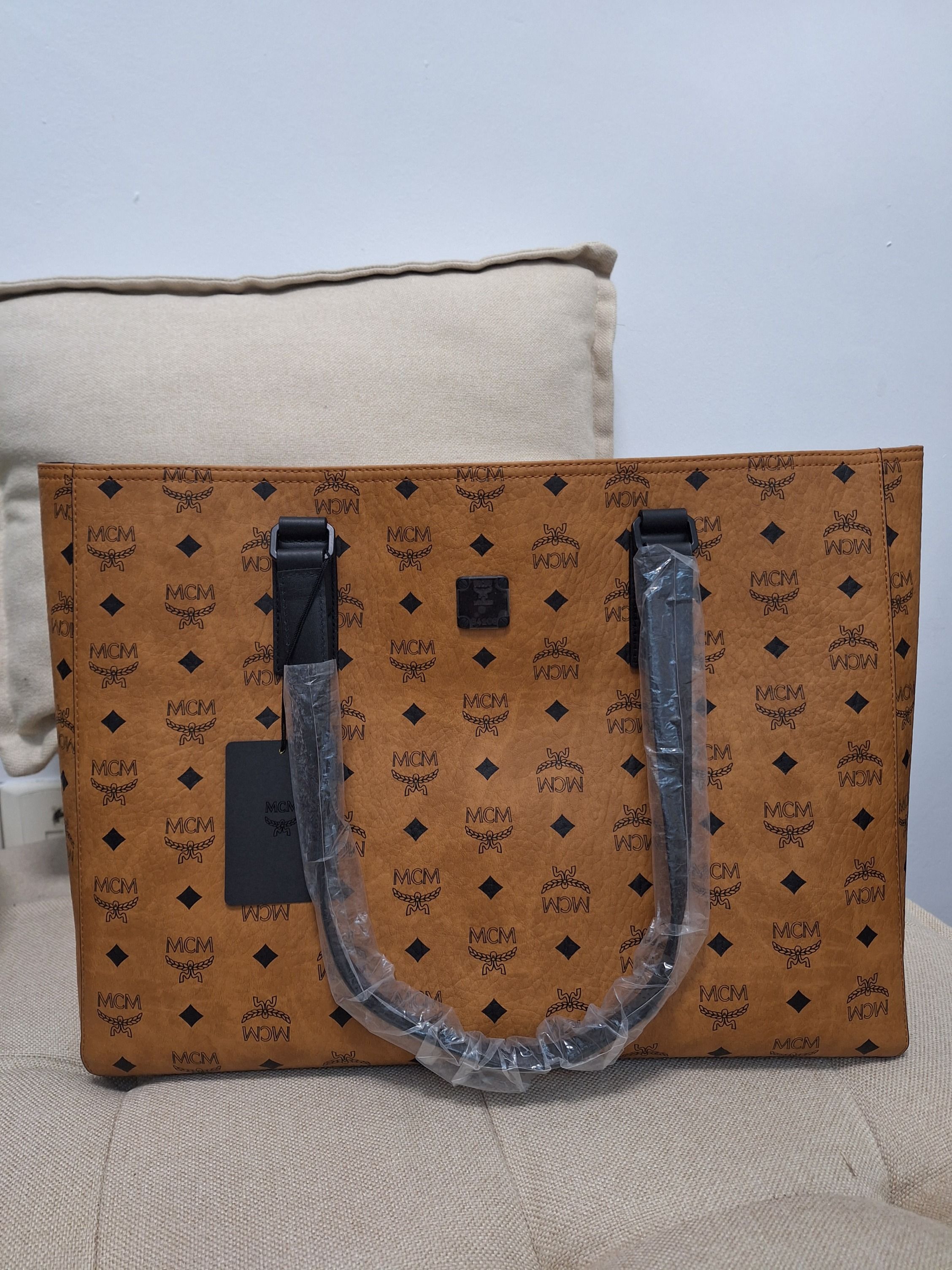 Mcm large tote bag hotsell