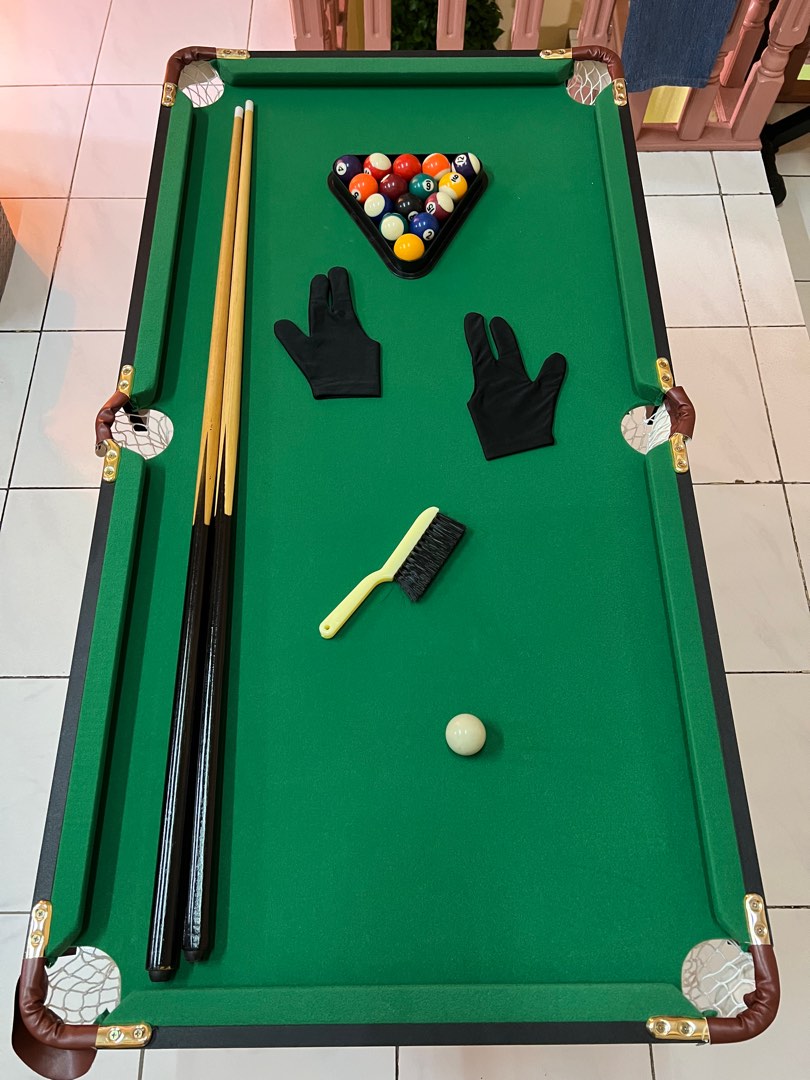 Meja Billiard Mini ukuran 120x66x78