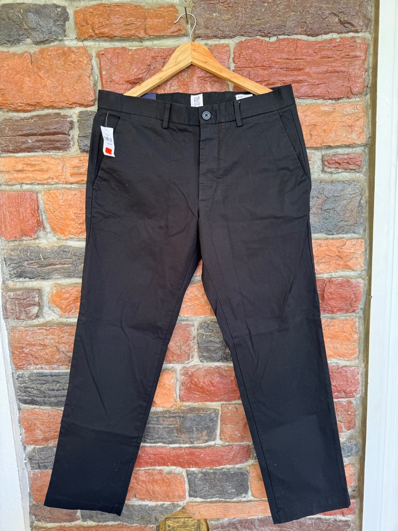 Gap black pants mens hot sale