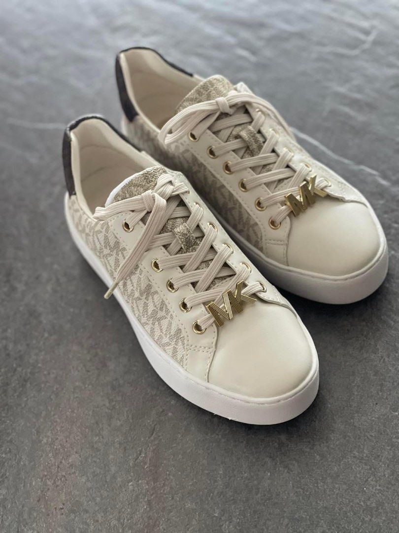 MK Poppy Lace Up vanilla Women s Fashion Footwear Sneakers on Carousell