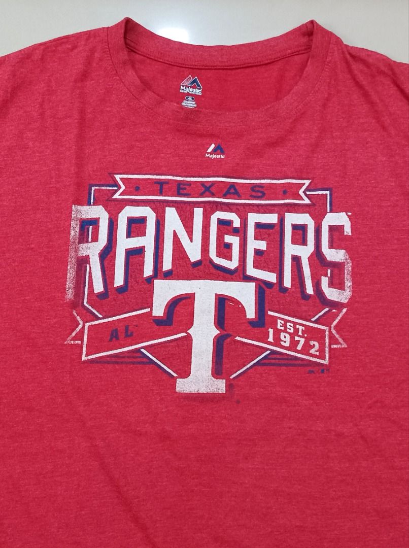 MLB Texas Rangers Red Shirt 4XL, Men's Fashion, Activewear on Carousell