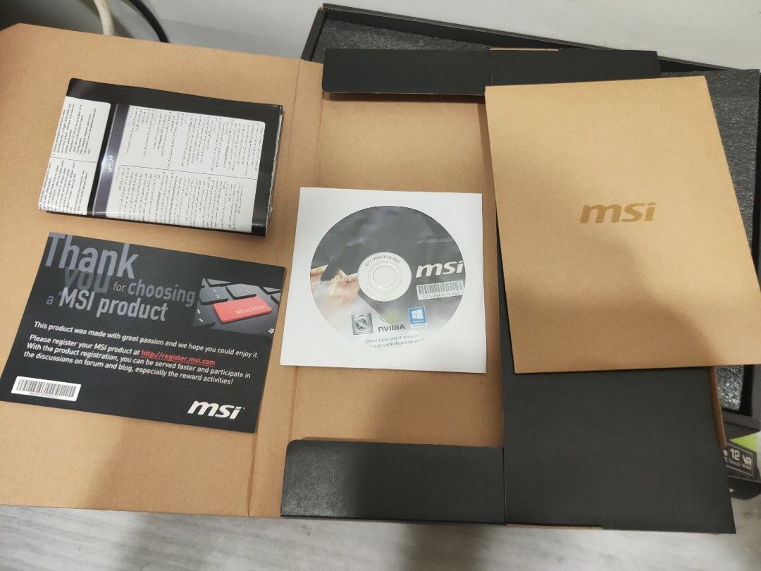 二手]msi Geforce GTX 1060 armor 6g ocv1顯示卡, 電腦及科技產品