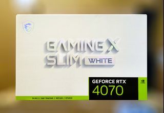 MSI GEFORCE RTX™ 4070 GAMING X SLIM WHITE 12G GDDR6X