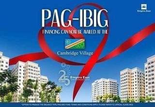 MURANG CONDO CAMBRIDGE PASIG CAINTA RENT TO OWN ORTIGAS BGC TAGUIG QC EDSA SHAW CAINTA CAMBRIDGE VILLAGE