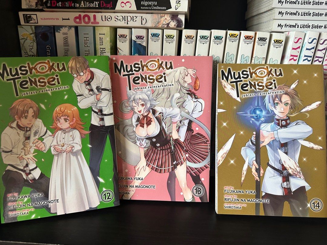 Mushoku Tensei Manga (Category: Comics & Manga) located in Manila. Submitted by bumblefish (Listing ID 1266942971, Image 1). Description: Volume 12, 13, 14 400 each In good condition Rfs: Stock Mop: gcash Mod: lalamove (shoulder pays the shipping fee).