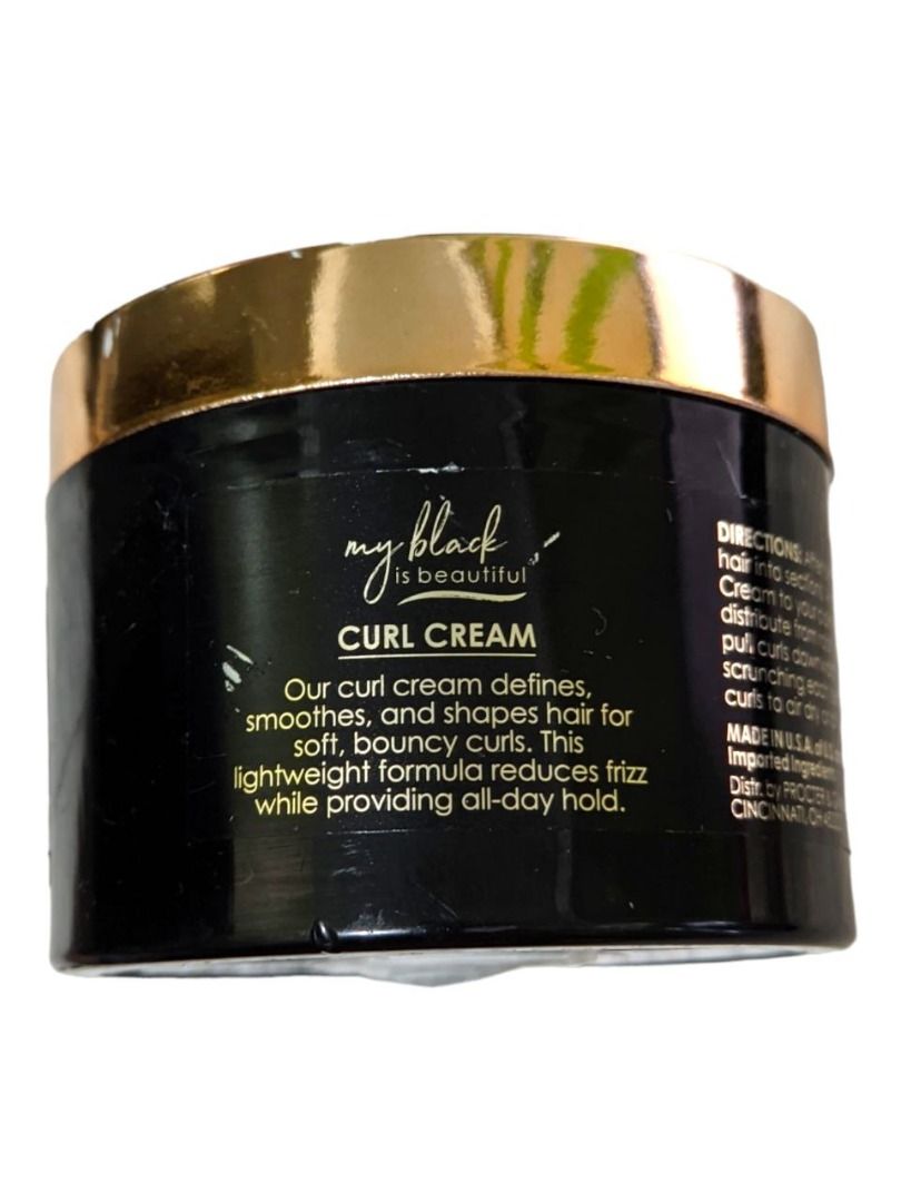 My Black is Beautiful Curl Cream, Sulfate Free, for Curly and Coily