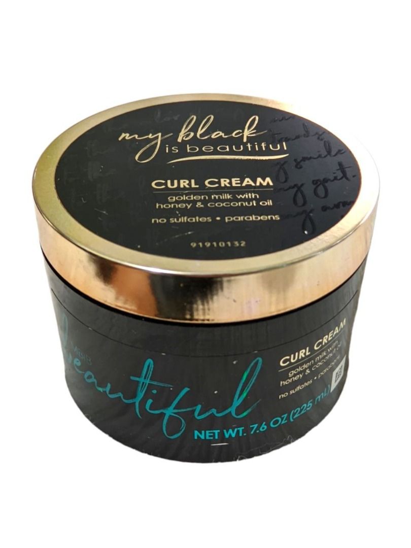 My Black is Beautiful Curl Cream, Sulfate Free, for Curly and Coily