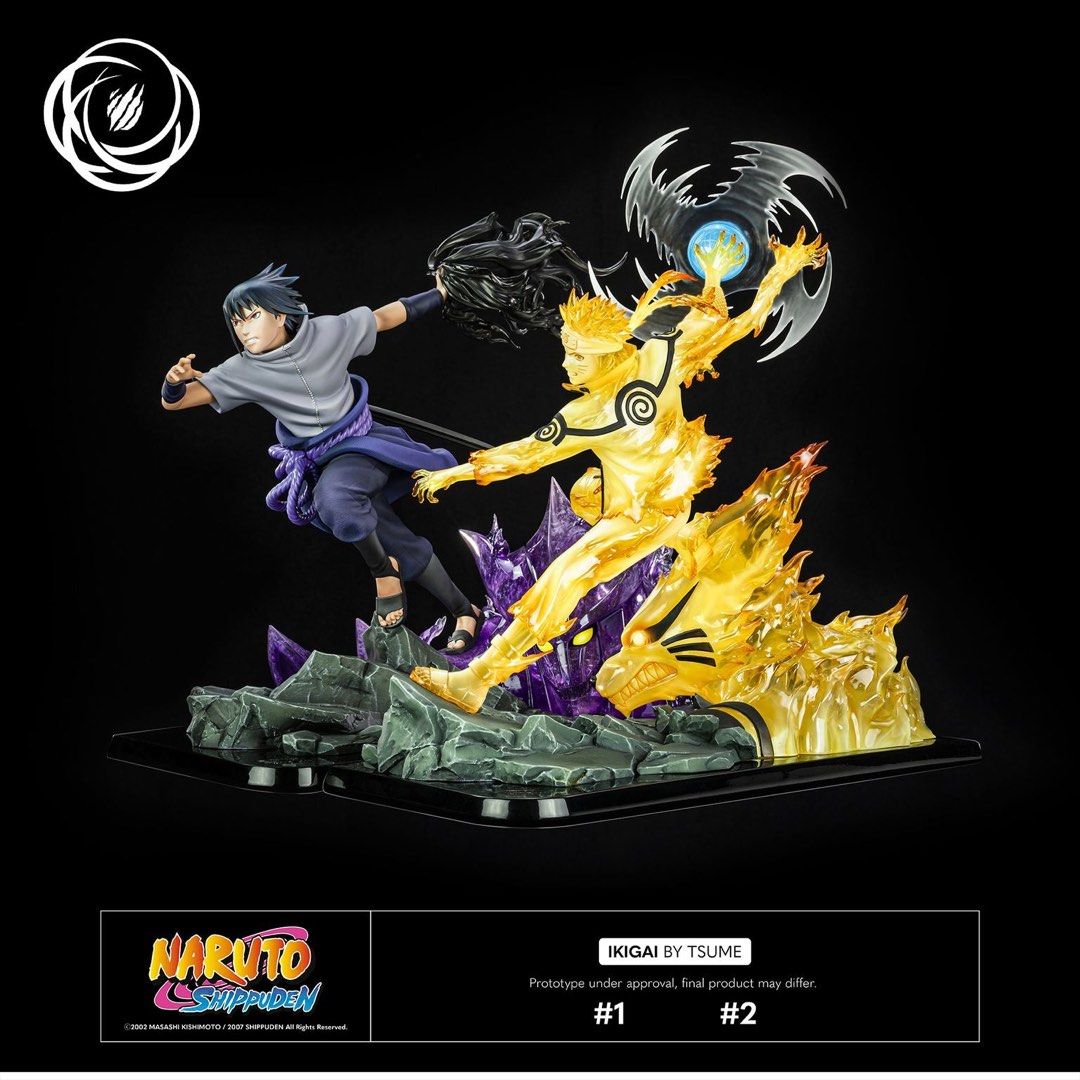 [NARUTO statues 狐忍 / 火影忍者雕像] Naruto & Sasuke - Fourth Great Ninja War 鳴 ...
