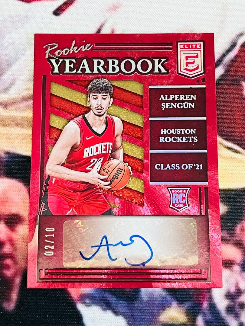 NBA Card❗️2021-22 Donruss Elite Alperen Sengun Rookie Yearbook 