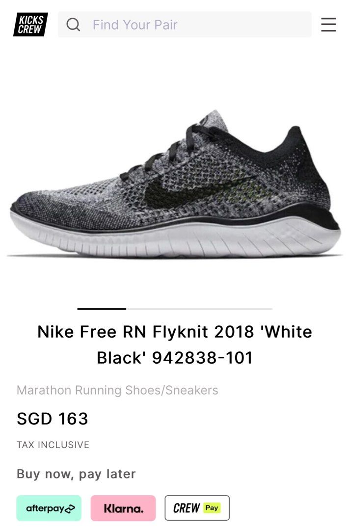 Free rn hotsell 2018 flyknit