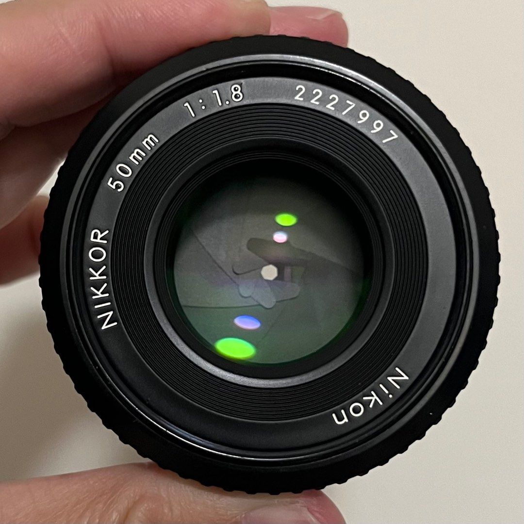 Nikon 50mm f1.8 AIS 日本內銷版餅乾鏡大光圈定焦鏡, 相機攝影, 鏡頭及