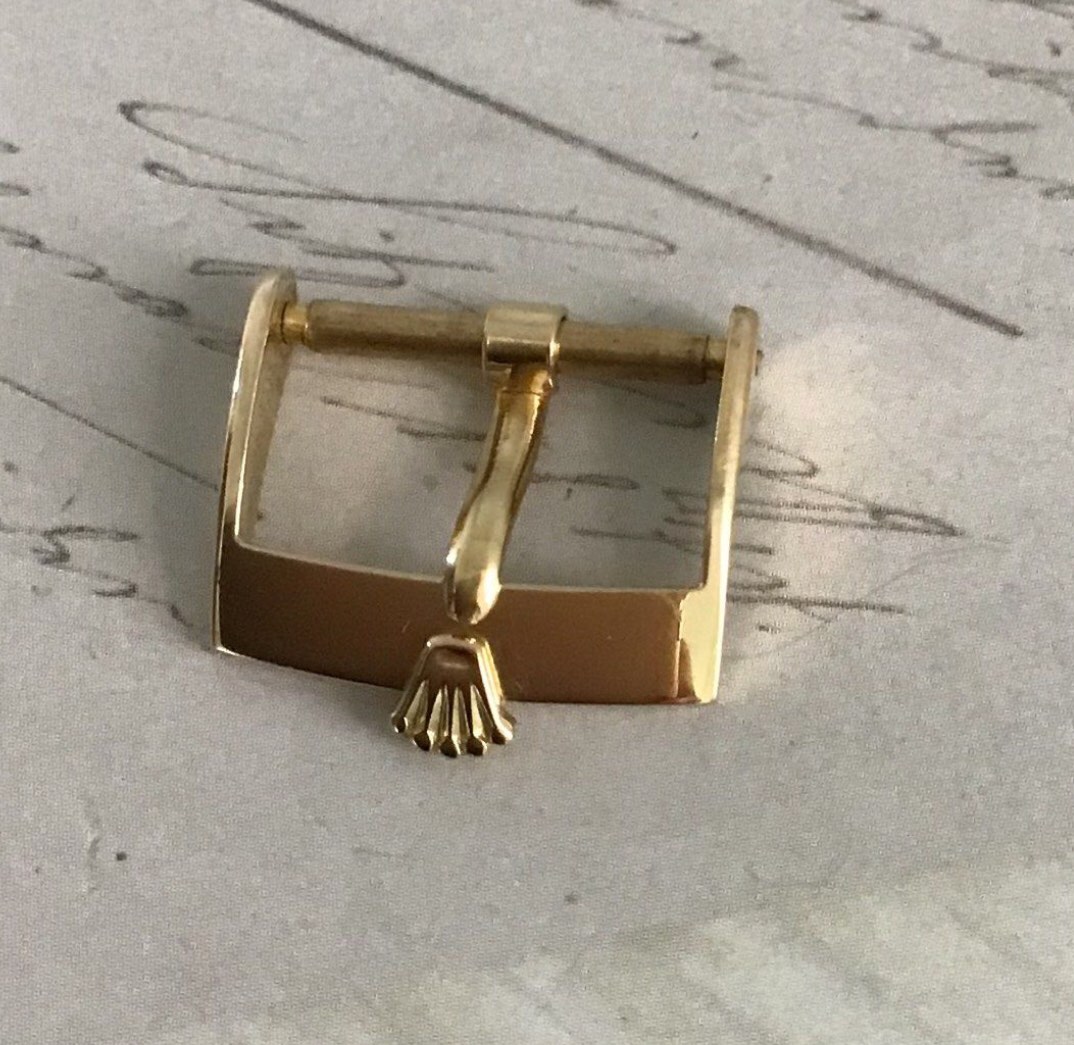 NOS Rolex 18K Solid Yellow Gold Buckle