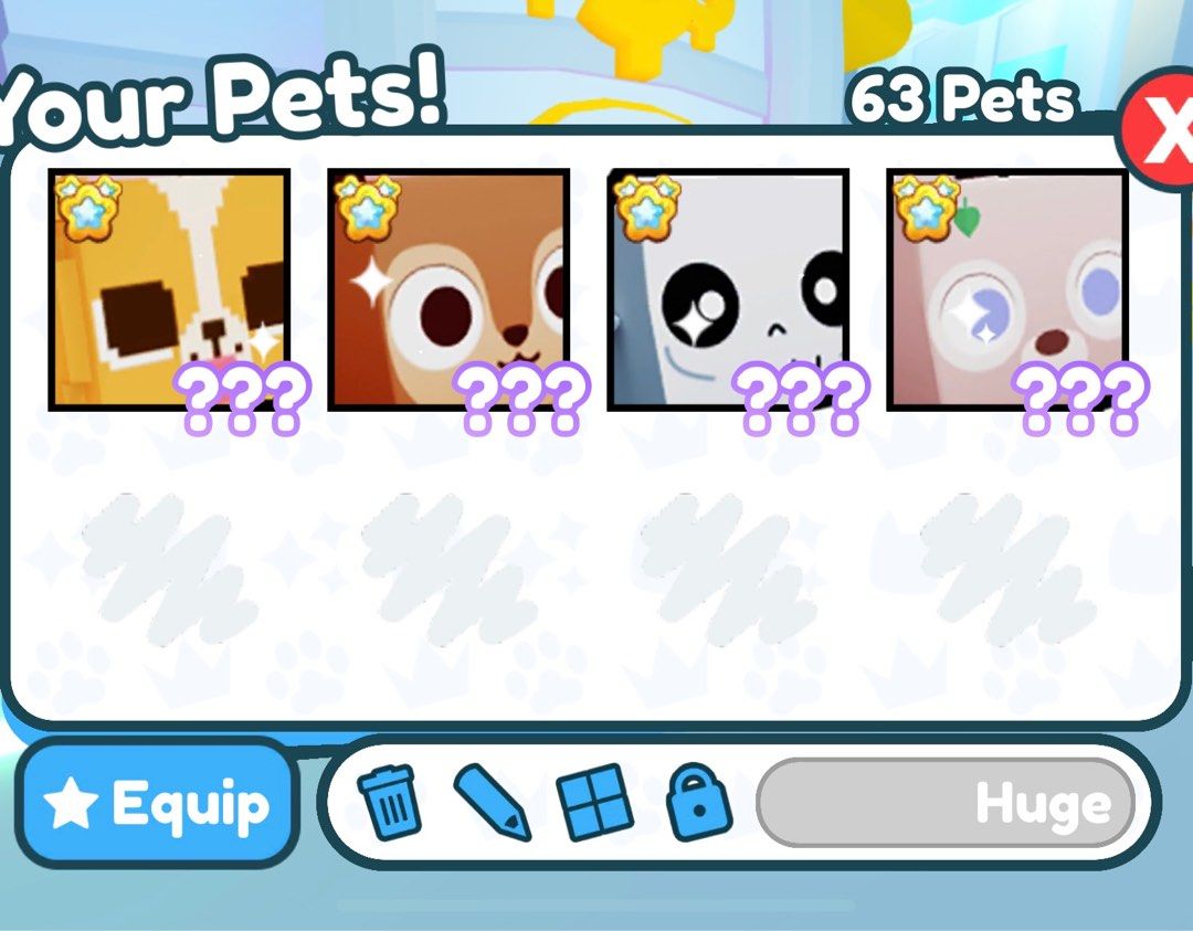 PET SIMULATOR 99 - PS99 - ROBLOX - GEMS - PETS - HUGES - CHEAP AND