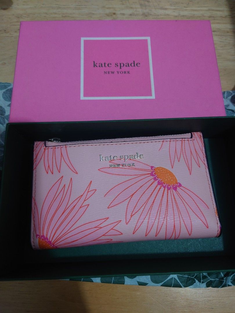 Spencer falling flower sale small slim bifold wallet