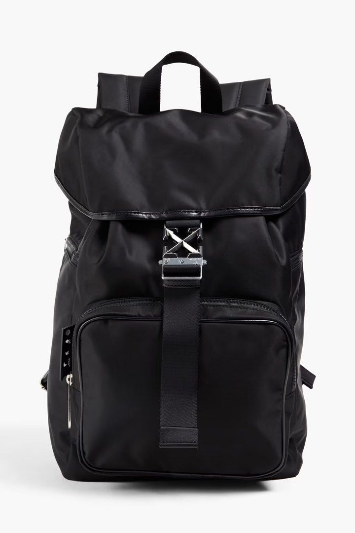 Off white outlet leather backpack