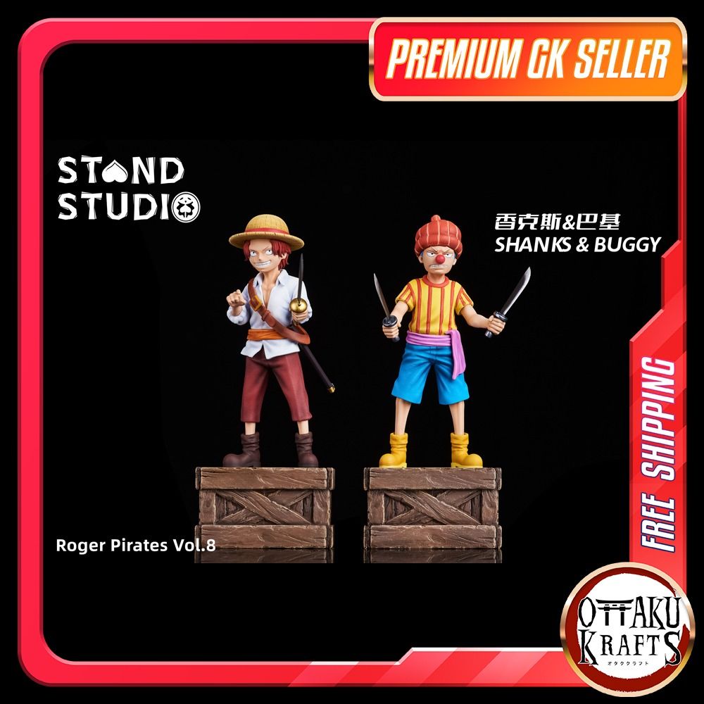One Piece Shanks X Buggy Stand Studio 【FREE Shipping