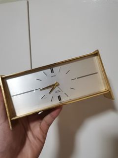 (Original!) Vintage Seiko Table Clock - Repeat 8 Jewels