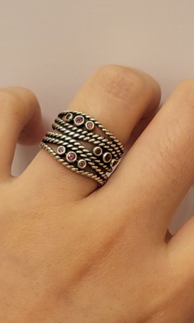Pandora romance best sale ring