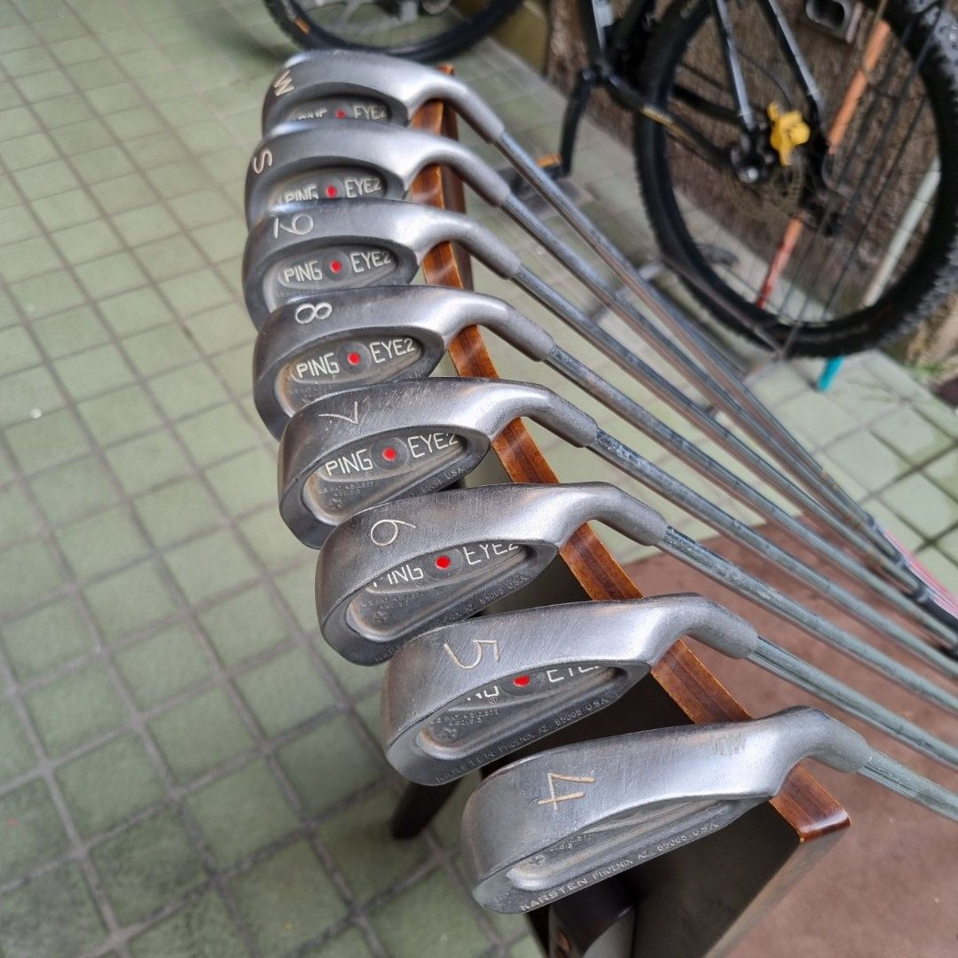 Ping Golf Set for Mens (Complete) (Category: Golf) located in Manila. Submitted by eclipse58 (Listing ID 1266941332, Image 3). Description: COMPLETE Ping Eye 2 Golf Set ✅️ 4-9 Irons, Sand Wedge & Pitching Wedge ✅️ MIZUNO Presage Driver, MIZUNO Zephyr 3 & 5 Woods ✅️ Tour Select Putter & Legasus Golf Bag ✅️ Amazing Condition & NO issues Selling Price: 10,000 Location: Quezon City.
