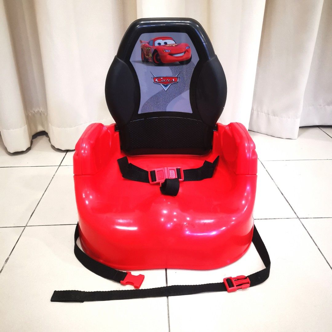 Portable Foldable Disney Pixar Cars Lighting McQueen Booster Seat High Chair