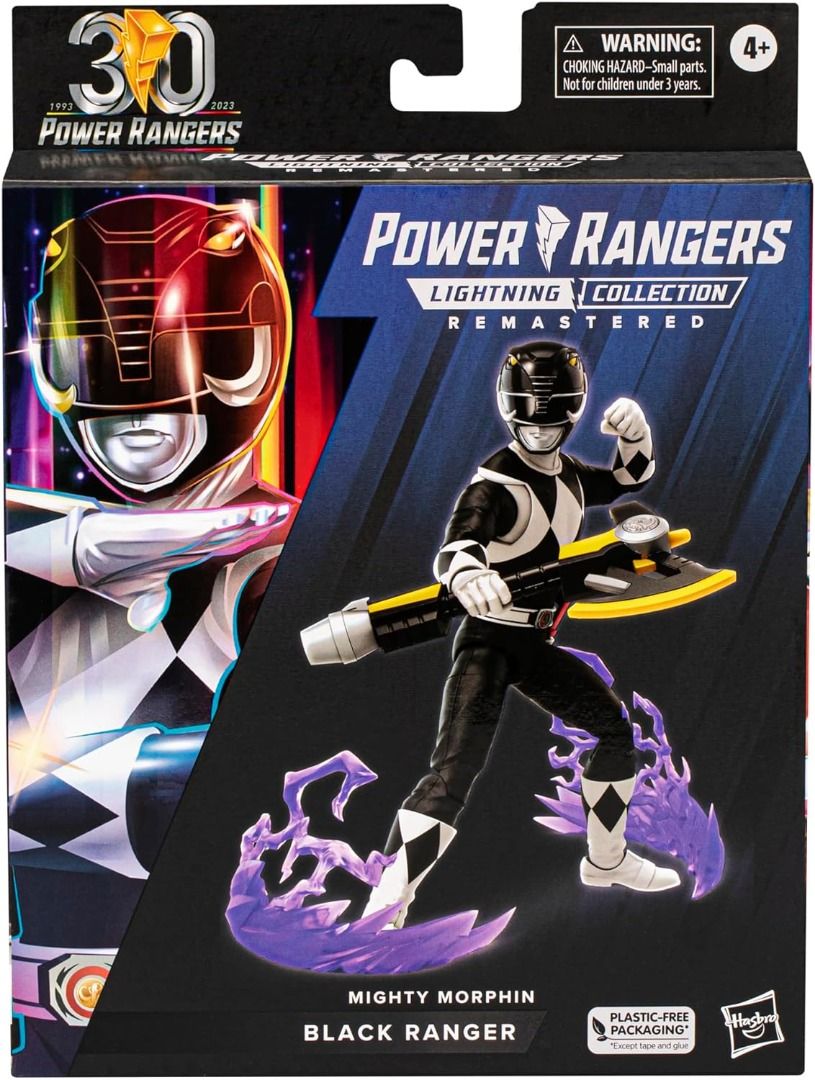 Power Rangers Lightning Collection Remastered Mighty Morphin Black ...