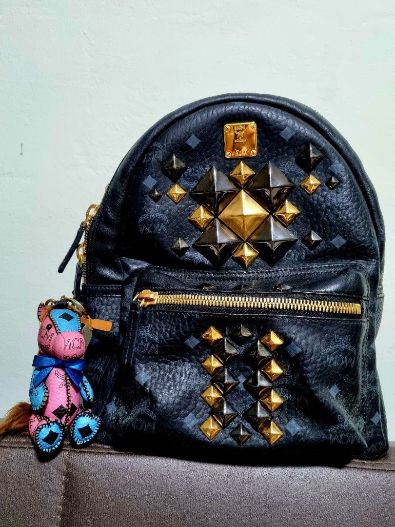 Mcm teddy bear best sale backpack