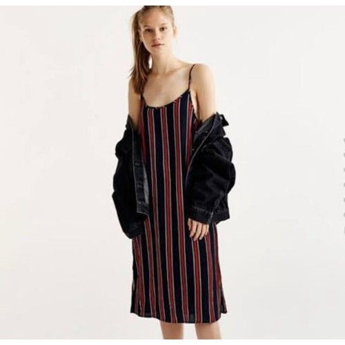 Pull and sales bear striped dress