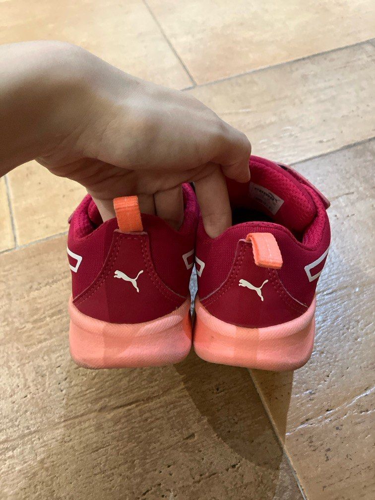 Puma velcro top strap shoes