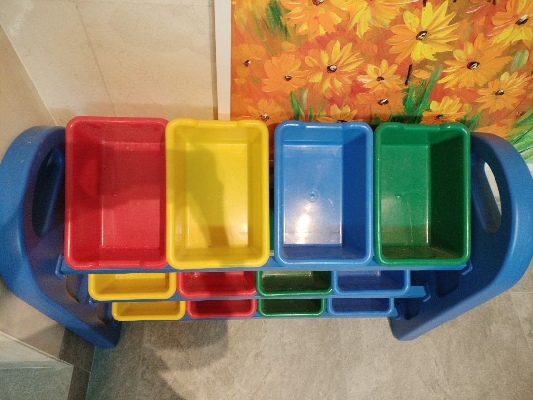 Rainbow toy rack, Babies & Kids, Infant Playtime on Carousell