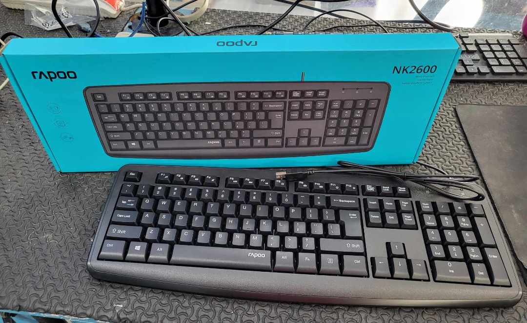 Rapoo NK2600 Wired USB Keyboard (Category: Computer Keyboard) located in Las Pinas. Submitted by borjamonica644 (Listing ID 1220222369, Image 2). Description: Rapoo NK2600 Wired USB Keyboard Brand New @ Php 350 MOP : COD/GCash/Bank Transfer VIA : Lalamove/Grab - Same Day Delivery LOC : Las Pinas City How to order? Send me a message now! Monix Online @monixonline .