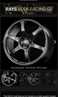 Rays VR G2 R35 GTR GTR35 Rim Wheel