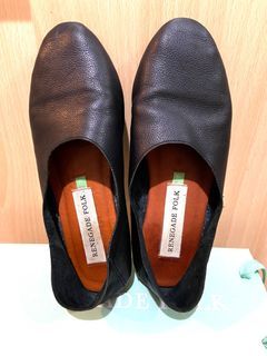 Renegade Folk On My Way Flats Black, Size 7