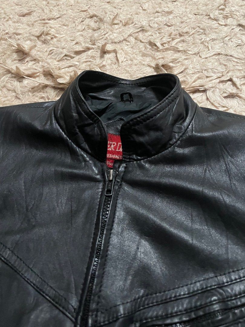 Roger david online leather jacket