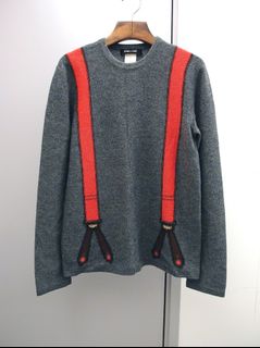 Rykiel Homme Merinos Wool sweater (size M)  Rykiel Homme 美麗諾羊毛冷衫64192086340867110