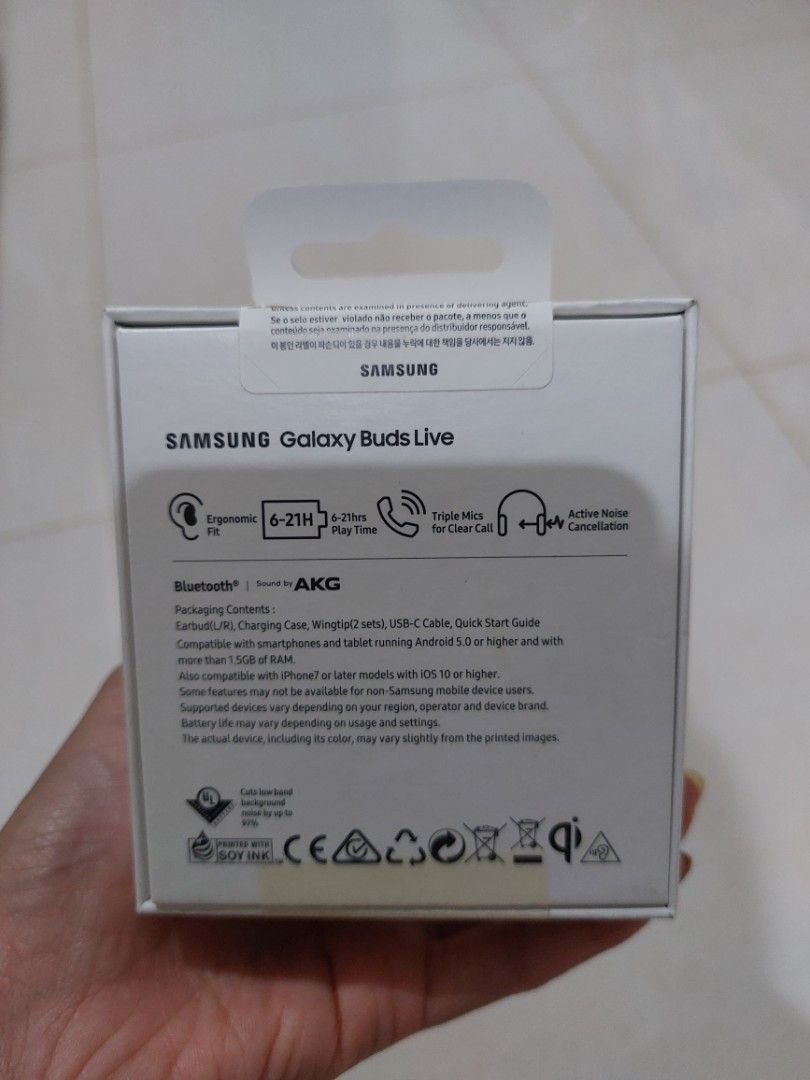 Samsung Galaxy Buds Live Black harga nego Elektronik Audio di