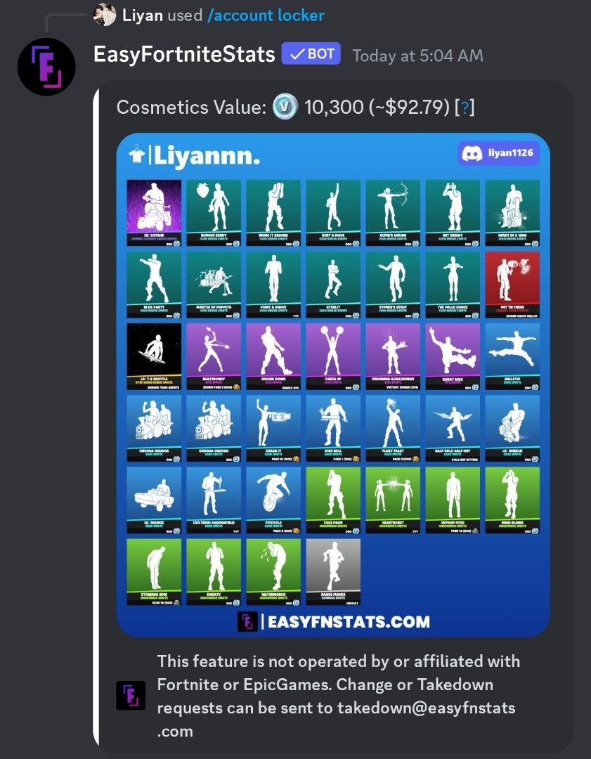 EasyFortniteStats Discord Bot