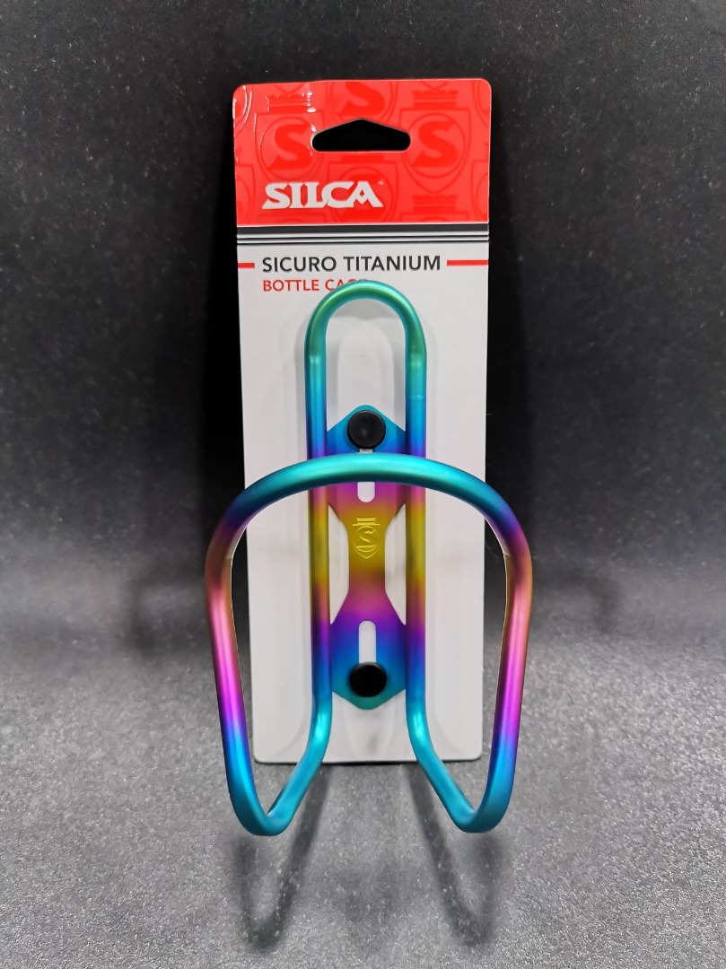 Silca Sicuro Titanium Bottle Cage- Full Anodized UNICORN, Sports ...