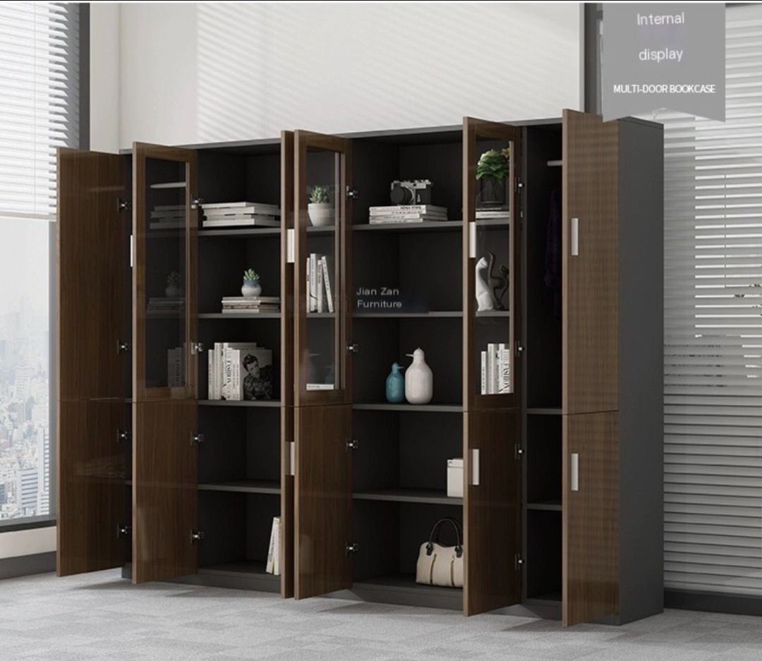 Simple Modern Wooden File Cabinet: Information Storage, Bookcase ...