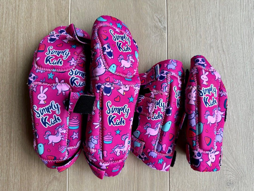 Simply Kids Kids Elbow Knee and Shin pads 2nd Gen Babies Kids