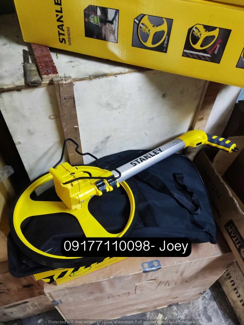 Stanley Measure Wheel (Category: Construction & Building Materials) located in Manila. Submitted by joeyroque09 (Listing ID 1266829201, Image 3). Description: Measuring wheel Specs: 318mm Price: 4,000/pc Brand: Stanley .