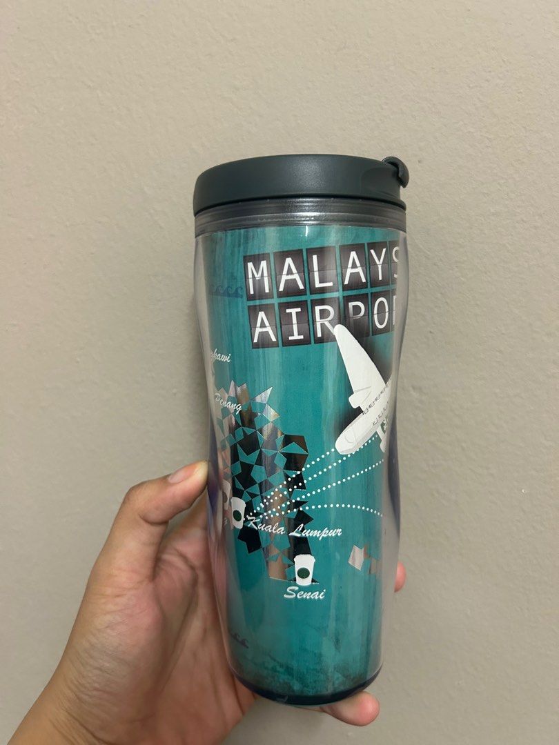 Starbucks airport tumbler, Furniture & Home Living, Kitchenware & Tableware, Water Bottles