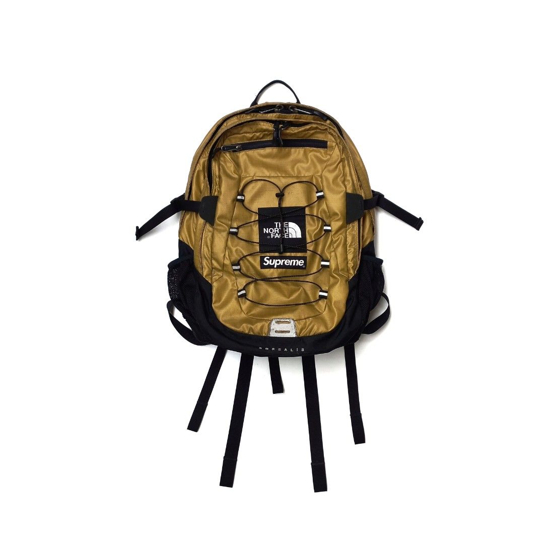 North face supreme backpack gold best sale