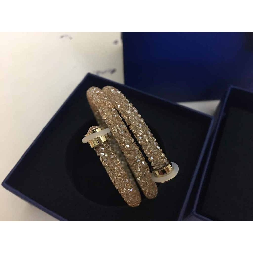 Swarovski crystaldust bangle gold cheap