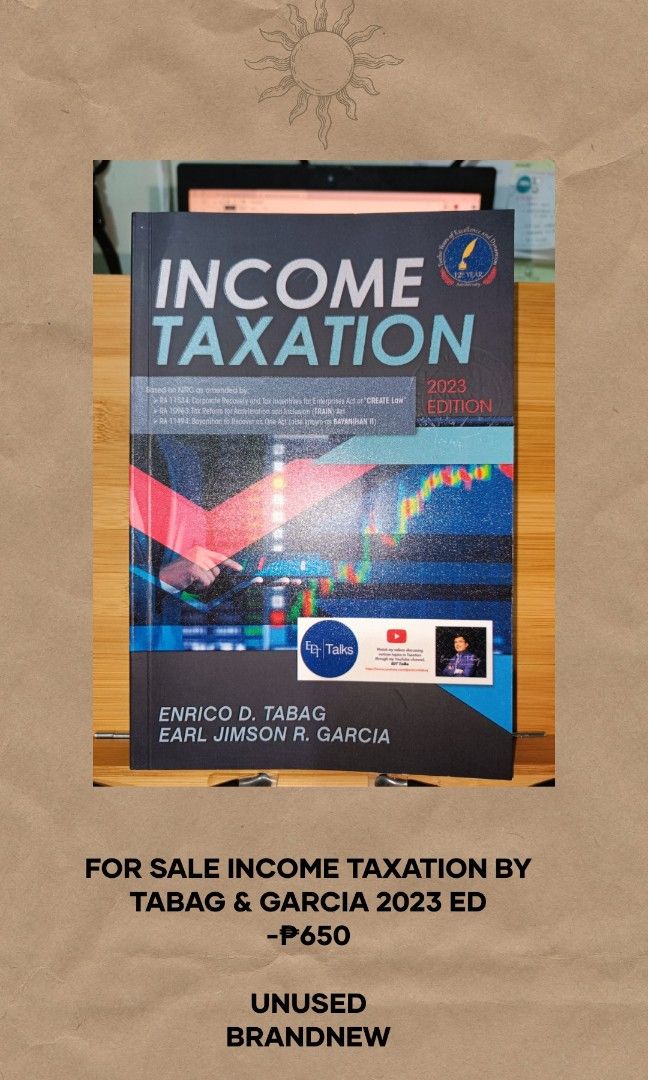 TAXATION BOOKS BY TABAG AND GARCIA 2023 EDITION, Hobbies & Toys, Books