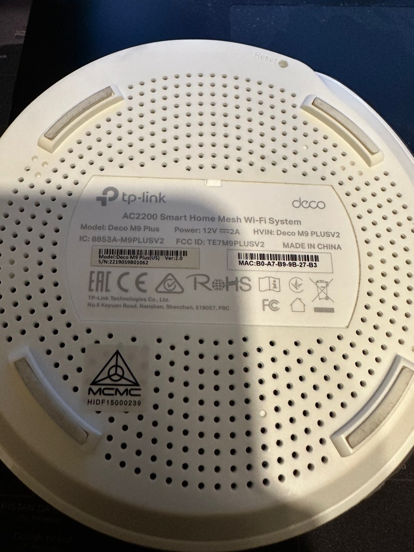 TP-LINK Deco M9 Plus 2-pack AC2200 Tri Band Gigabit WiFi Mesh Router ...