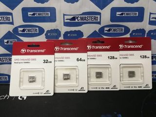 Transcend Micro SD Card 300S 32gb 64gb 128gb 256gb up to 100 Mbps
