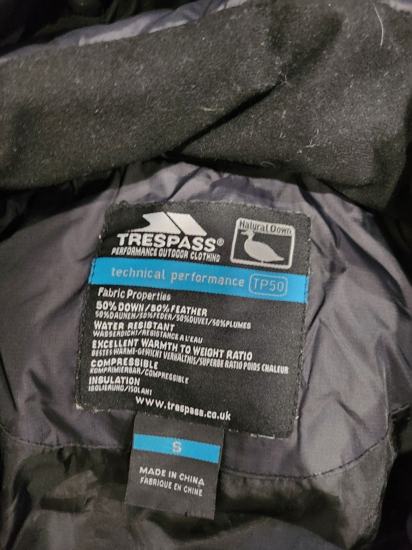 Trespass tp50 technical top performance winter jacket