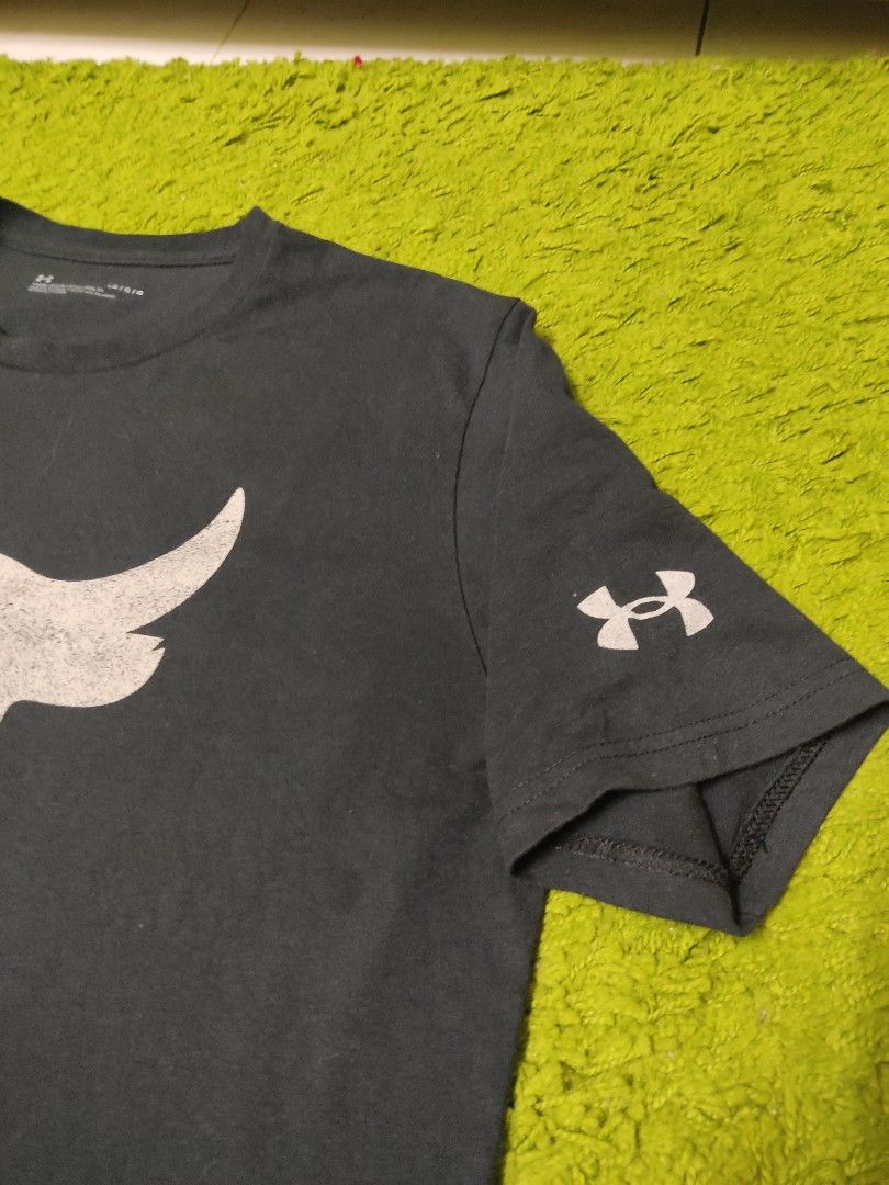 Under Armour Project Rock Brahma Bull T Shirt Men s Fashion Tops